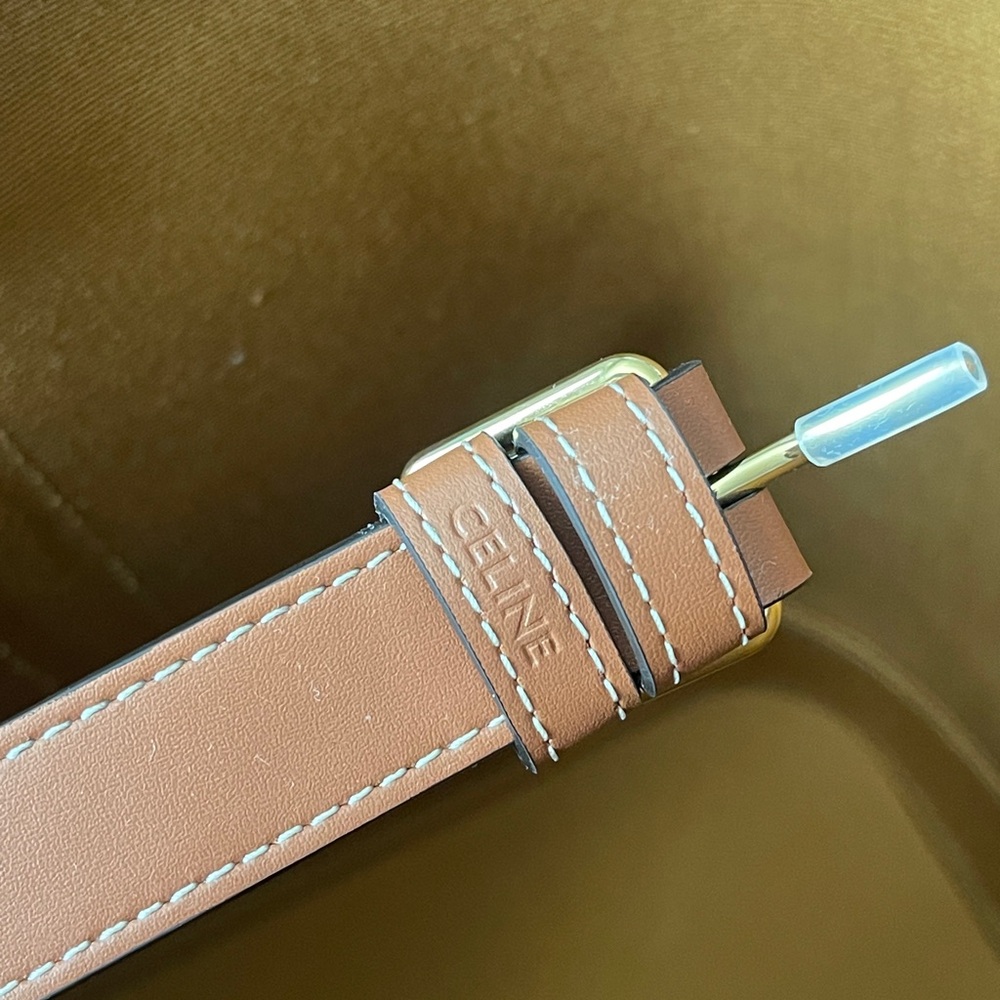 Celine Dark Brown and Tan Bucket Bag - Picture 8 of 10
